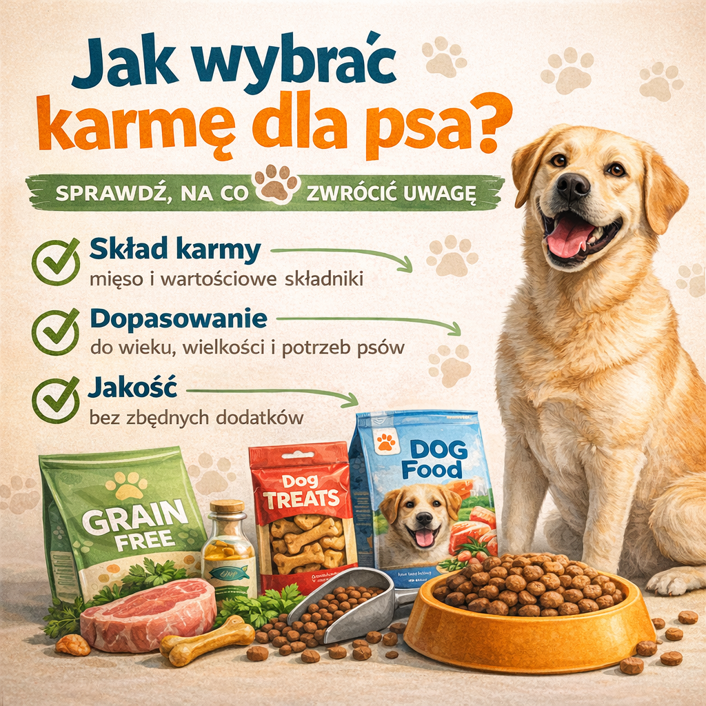 Na co zwracać uwagę, wybierając karmę dla psa?