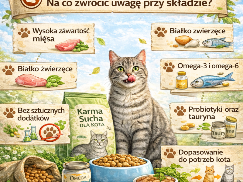 Jak wybrać dobrą karmę dla kota Na co zwrócić uwagę przy składzie