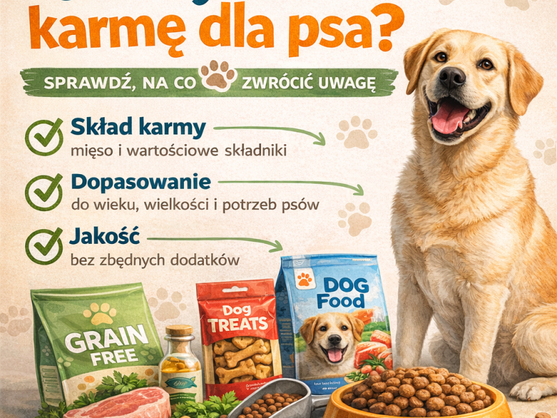Na co zwracać uwagę, wybierając karmę dla psa?